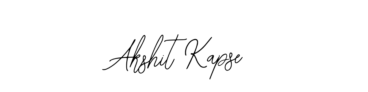 Make a beautiful signature design for name Akshit Kapse. With this signature (Bearetta-2O07w) style, you can create a handwritten signature for free. Akshit Kapse signature style 12 images and pictures png