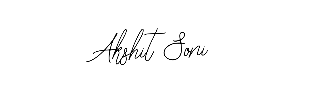 Also You can easily find your signature by using the search form. We will create Akshit Soni name handwritten signature images for you free of cost using Bearetta-2O07w sign style. Akshit Soni signature style 12 images and pictures png