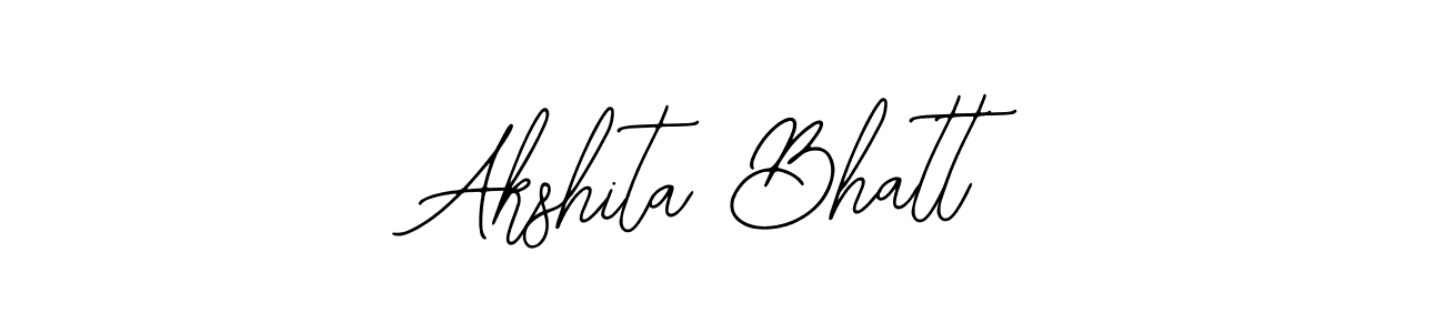 Make a beautiful signature design for name Akshita Bhatt. Use this online signature maker to create a handwritten signature for free. Akshita Bhatt signature style 12 images and pictures png