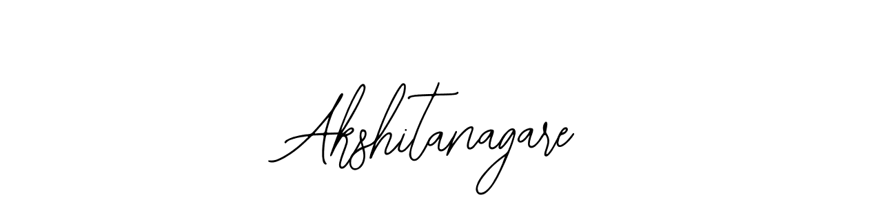 Design your own signature with our free online signature maker. With this signature software, you can create a handwritten (Bearetta-2O07w) signature for name Akshitanagare. Akshitanagare signature style 12 images and pictures png