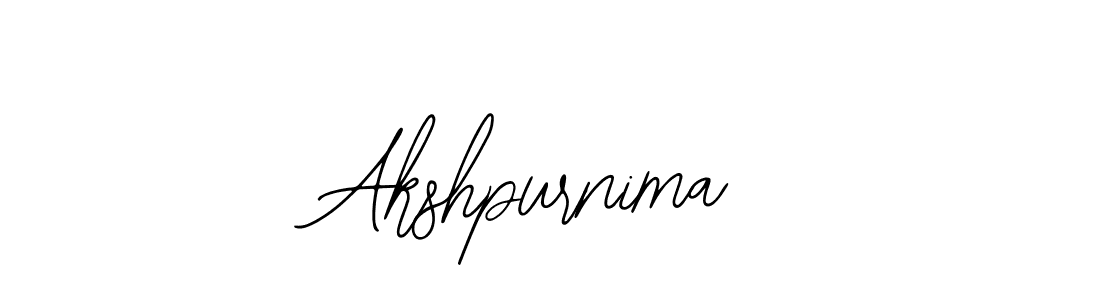 Also we have Akshpurnima name is the best signature style. Create professional handwritten signature collection using Bearetta-2O07w autograph style. Akshpurnima signature style 12 images and pictures png