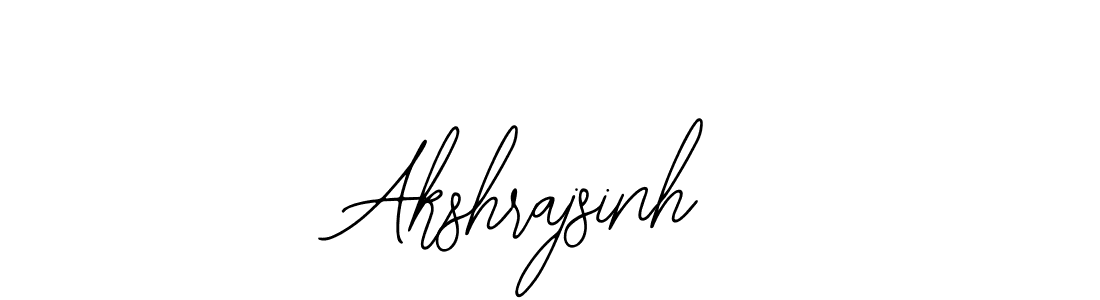 How to make Akshrajsinh name signature. Use Bearetta-2O07w style for creating short signs online. This is the latest handwritten sign. Akshrajsinh signature style 12 images and pictures png