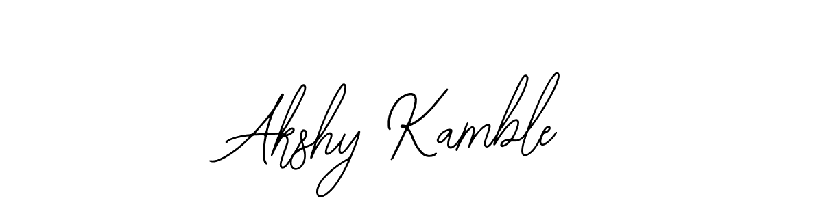 It looks lik you need a new signature style for name Akshy Kamble. Design unique handwritten (Bearetta-2O07w) signature with our free signature maker in just a few clicks. Akshy Kamble signature style 12 images and pictures png