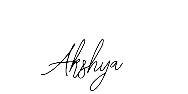 Design your own signature with our free online signature maker. With this signature software, you can create a handwritten (Bearetta-2O07w) signature for name Akshya. Akshya signature style 12 images and pictures png