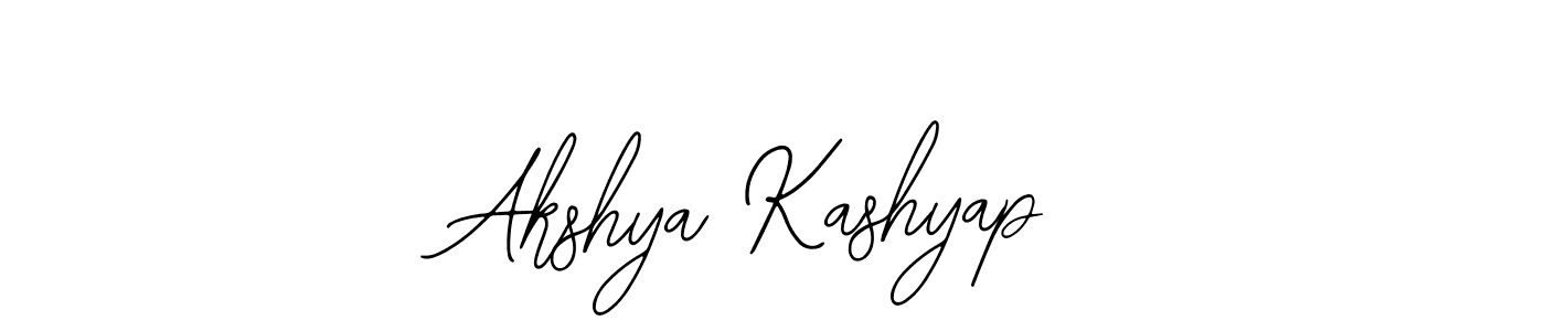 Design your own signature with our free online signature maker. With this signature software, you can create a handwritten (Bearetta-2O07w) signature for name Akshya Kashyap. Akshya Kashyap signature style 12 images and pictures png