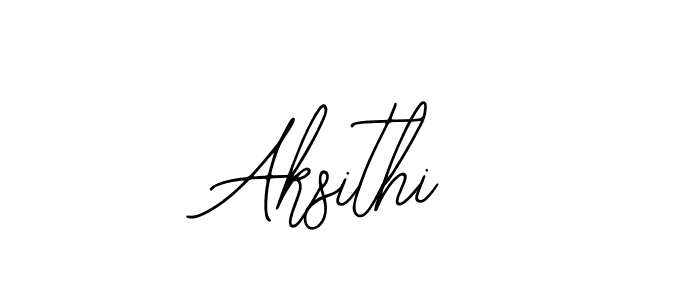 Use a signature maker to create a handwritten signature online. With this signature software, you can design (Bearetta-2O07w) your own signature for name Aksithi. Aksithi signature style 12 images and pictures png