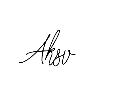 How to make Aksv signature? Bearetta-2O07w is a professional autograph style. Create handwritten signature for Aksv name. Aksv signature style 12 images and pictures png