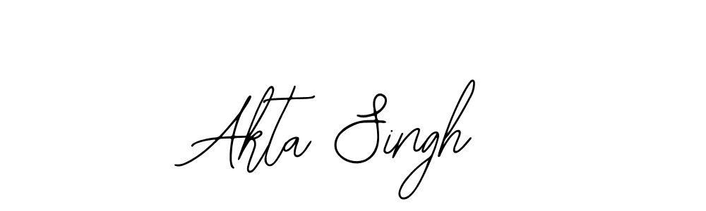 Use a signature maker to create a handwritten signature online. With this signature software, you can design (Bearetta-2O07w) your own signature for name Akta Singh. Akta Singh signature style 12 images and pictures png