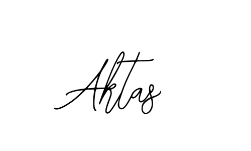 How to make Aktas name signature. Use Bearetta-2O07w style for creating short signs online. This is the latest handwritten sign. Aktas signature style 12 images and pictures png