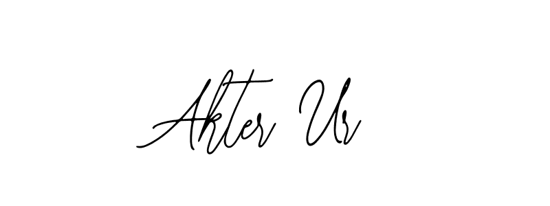 Also we have Akter Ur name is the best signature style. Create professional handwritten signature collection using Bearetta-2O07w autograph style. Akter Ur signature style 12 images and pictures png