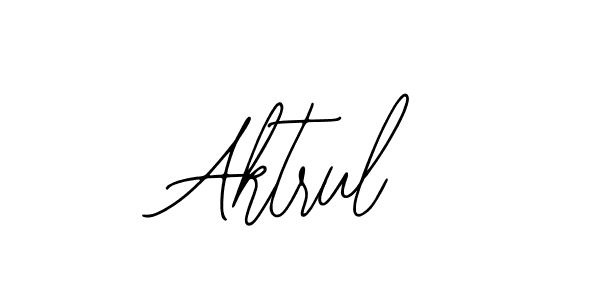 if you are searching for the best signature style for your name Aktrul. so please give up your signature search. here we have designed multiple signature styles  using Bearetta-2O07w. Aktrul signature style 12 images and pictures png