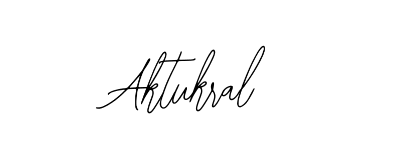 How to make Aktukral signature? Bearetta-2O07w is a professional autograph style. Create handwritten signature for Aktukral name. Aktukral signature style 12 images and pictures png