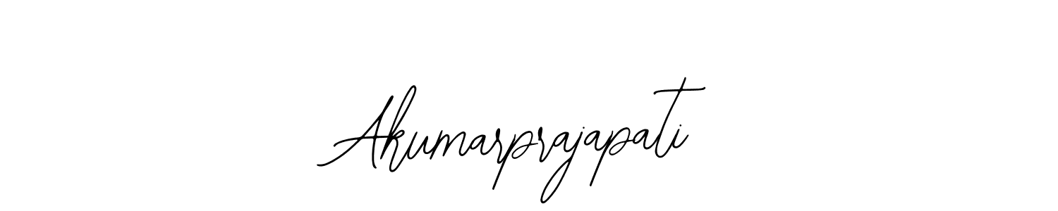 Make a short Akumarprajapati signature style. Manage your documents anywhere anytime using Bearetta-2O07w. Create and add eSignatures, submit forms, share and send files easily. Akumarprajapati signature style 12 images and pictures png