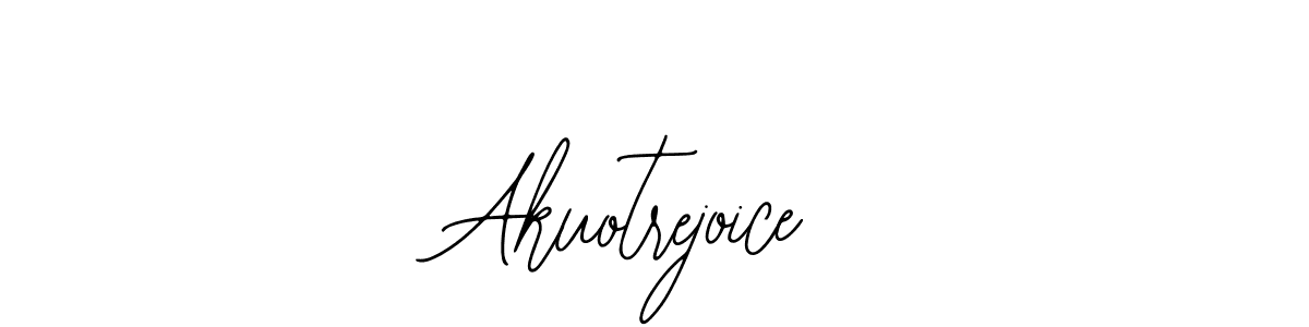 How to Draw Akuotrejoice signature style? Bearetta-2O07w is a latest design signature styles for name Akuotrejoice. Akuotrejoice signature style 12 images and pictures png