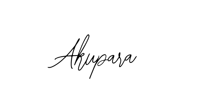 How to make Akupara signature? Bearetta-2O07w is a professional autograph style. Create handwritten signature for Akupara name. Akupara signature style 12 images and pictures png