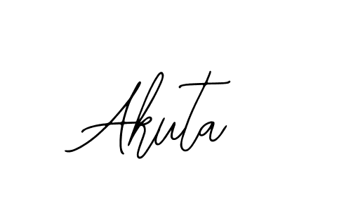 How to make Akuta signature? Bearetta-2O07w is a professional autograph style. Create handwritten signature for Akuta name. Akuta signature style 12 images and pictures png