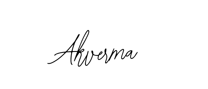 Bearetta-2O07w is a professional signature style that is perfect for those who want to add a touch of class to their signature. It is also a great choice for those who want to make their signature more unique. Get Akverma name to fancy signature for free. Akverma signature style 12 images and pictures png