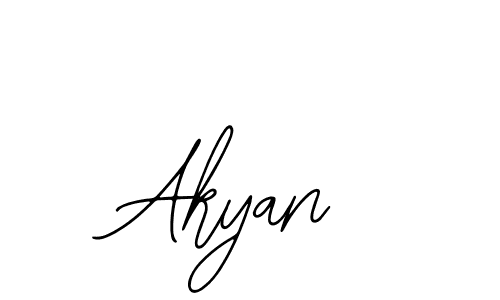 Bearetta-2O07w is a professional signature style that is perfect for those who want to add a touch of class to their signature. It is also a great choice for those who want to make their signature more unique. Get Akyan name to fancy signature for free. Akyan signature style 12 images and pictures png