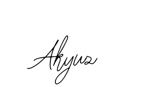 Bearetta-2O07w is a professional signature style that is perfect for those who want to add a touch of class to their signature. It is also a great choice for those who want to make their signature more unique. Get Akyuz name to fancy signature for free. Akyuz signature style 12 images and pictures png