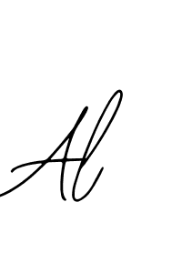 You should practise on your own different ways (Bearetta-2O07w) to write your name (Al) in signature. don't let someone else do it for you. Al signature style 12 images and pictures png