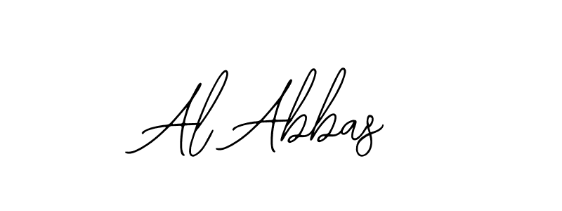 Use a signature maker to create a handwritten signature online. With this signature software, you can design (Bearetta-2O07w) your own signature for name Al Abbas. Al Abbas signature style 12 images and pictures png