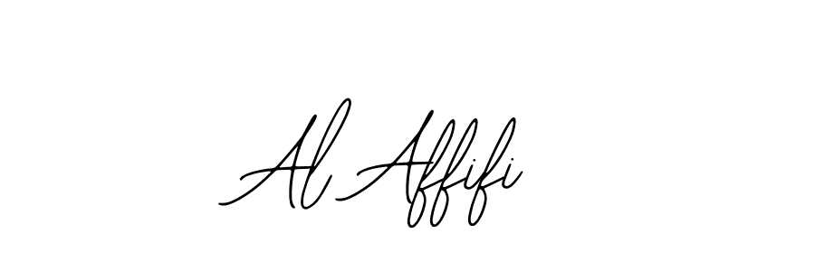 How to make Al Affifi signature? Bearetta-2O07w is a professional autograph style. Create handwritten signature for Al Affifi name. Al Affifi signature style 12 images and pictures png