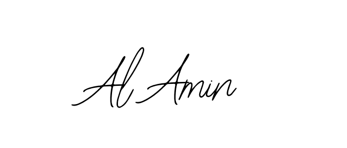 How to make Al Amin name signature. Use Bearetta-2O07w style for creating short signs online. This is the latest handwritten sign. Al Amin signature style 12 images and pictures png