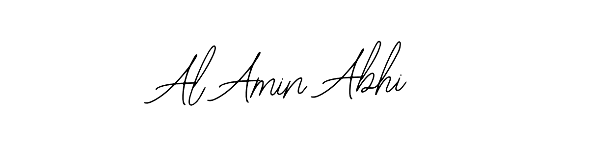 Use a signature maker to create a handwritten signature online. With this signature software, you can design (Bearetta-2O07w) your own signature for name Al Amin Abhi. Al Amin Abhi signature style 12 images and pictures png