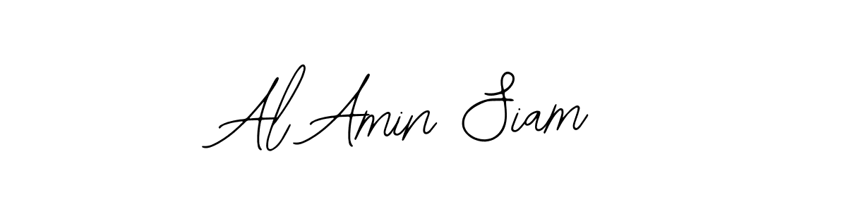 How to make Al Amin Siam name signature. Use Bearetta-2O07w style for creating short signs online. This is the latest handwritten sign. Al Amin Siam signature style 12 images and pictures png