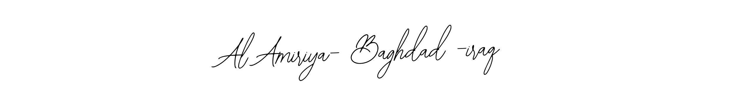 How to Draw Al Amiriya- Baghdad -iraq signature style? Bearetta-2O07w is a latest design signature styles for name Al Amiriya- Baghdad -iraq. Al Amiriya- Baghdad -iraq signature style 12 images and pictures png