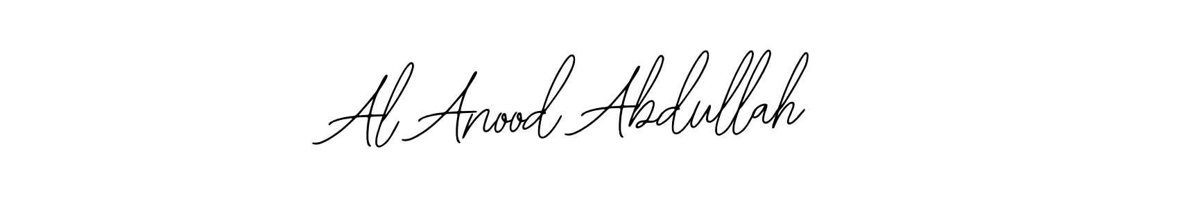 Design your own signature with our free online signature maker. With this signature software, you can create a handwritten (Bearetta-2O07w) signature for name Al Anood Abdullah. Al Anood Abdullah signature style 12 images and pictures png