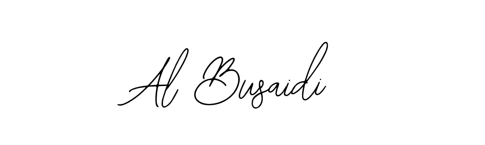 You should practise on your own different ways (Bearetta-2O07w) to write your name (Al Busaidi) in signature. don't let someone else do it for you. Al Busaidi signature style 12 images and pictures png