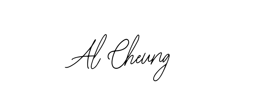 How to make Al Cheung name signature. Use Bearetta-2O07w style for creating short signs online. This is the latest handwritten sign. Al Cheung signature style 12 images and pictures png