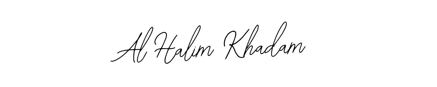 Make a beautiful signature design for name Al Halim Khadam. Use this online signature maker to create a handwritten signature for free. Al Halim Khadam signature style 12 images and pictures png