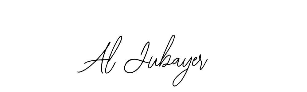 Use a signature maker to create a handwritten signature online. With this signature software, you can design (Bearetta-2O07w) your own signature for name Al Jubayer. Al Jubayer signature style 12 images and pictures png