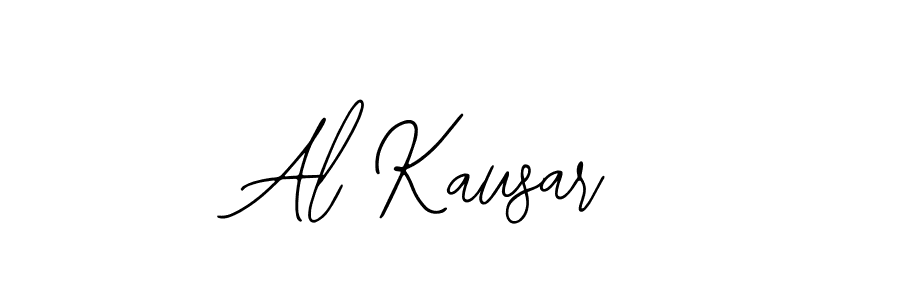 How to make Al Kausar name signature. Use Bearetta-2O07w style for creating short signs online. This is the latest handwritten sign. Al Kausar signature style 12 images and pictures png