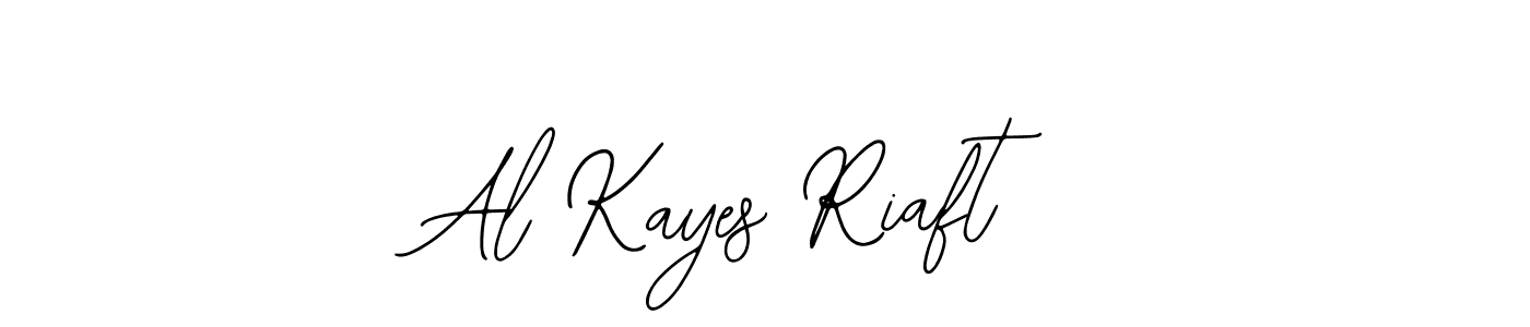 Design your own signature with our free online signature maker. With this signature software, you can create a handwritten (Bearetta-2O07w) signature for name Al Kayes Riaft. Al Kayes Riaft signature style 12 images and pictures png