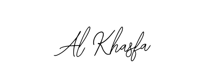 Use a signature maker to create a handwritten signature online. With this signature software, you can design (Bearetta-2O07w) your own signature for name Al Khasfa. Al Khasfa signature style 12 images and pictures png