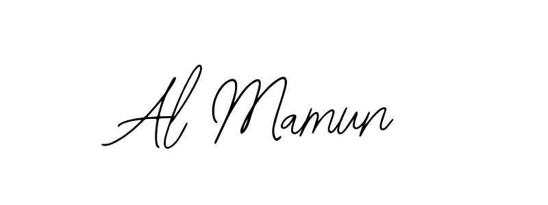 How to make Al Mamun name signature. Use Bearetta-2O07w style for creating short signs online. This is the latest handwritten sign. Al Mamun signature style 12 images and pictures png