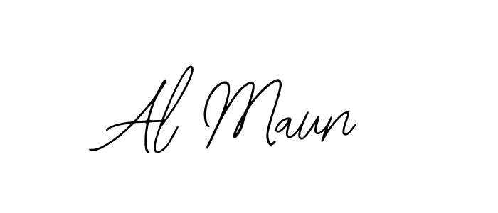 Use a signature maker to create a handwritten signature online. With this signature software, you can design (Bearetta-2O07w) your own signature for name Al Maun. Al Maun signature style 12 images and pictures png