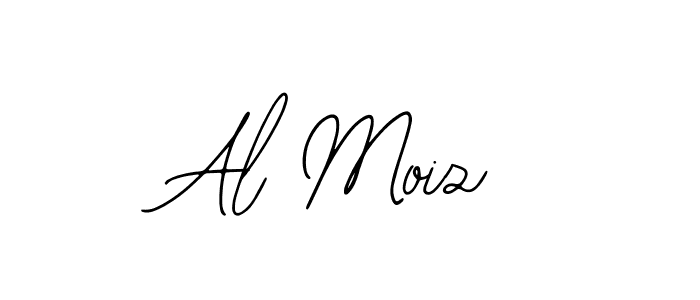 How to make Al Moiz name signature. Use Bearetta-2O07w style for creating short signs online. This is the latest handwritten sign. Al Moiz signature style 12 images and pictures png