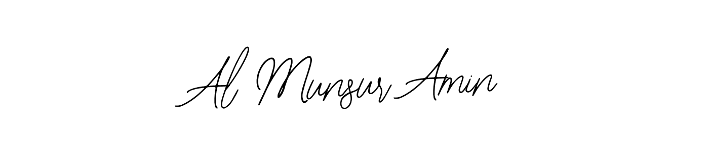 You should practise on your own different ways (Bearetta-2O07w) to write your name (Al Munsur Amin) in signature. don't let someone else do it for you. Al Munsur Amin signature style 12 images and pictures png