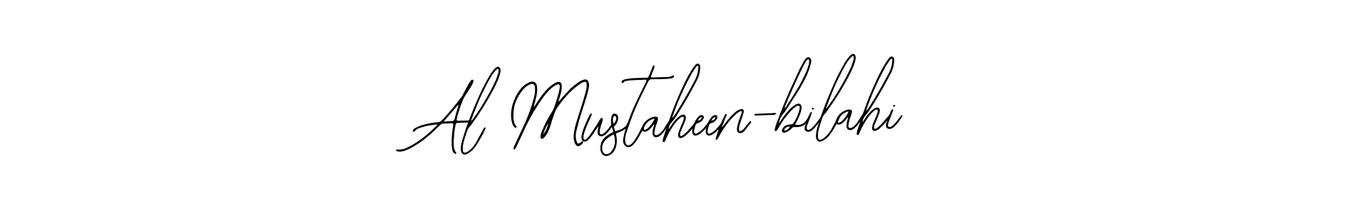 Use a signature maker to create a handwritten signature online. With this signature software, you can design (Bearetta-2O07w) your own signature for name Al Mustaheen-bilahi. Al Mustaheen-bilahi signature style 12 images and pictures png