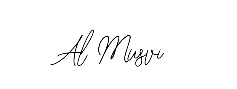 The best way (Bearetta-2O07w) to make a short signature is to pick only two or three words in your name. The name Al Musvi include a total of six letters. For converting this name. Al Musvi signature style 12 images and pictures png