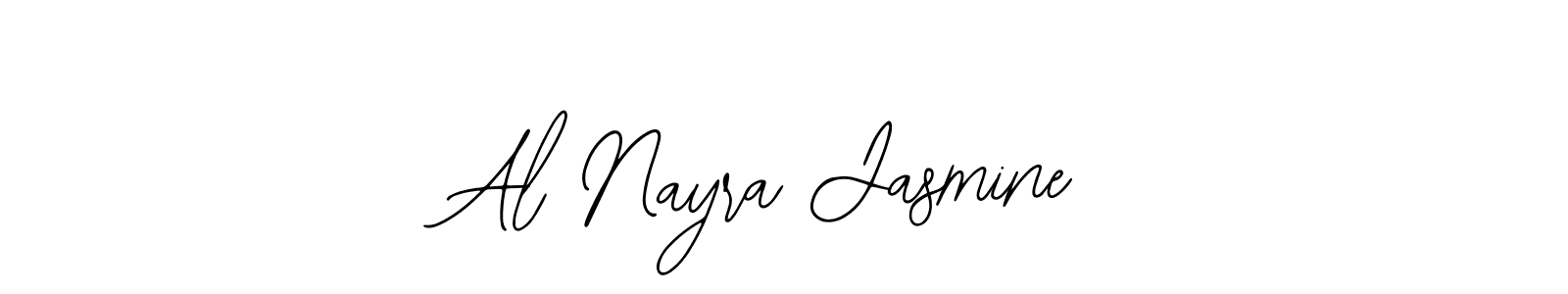 if you are searching for the best signature style for your name Al Nayra Jasmine. so please give up your signature search. here we have designed multiple signature styles  using Bearetta-2O07w. Al Nayra Jasmine signature style 12 images and pictures png
