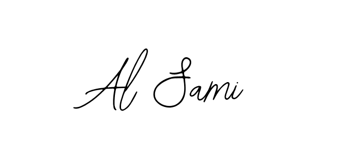 How to make Al Sami name signature. Use Bearetta-2O07w style for creating short signs online. This is the latest handwritten sign. Al Sami signature style 12 images and pictures png