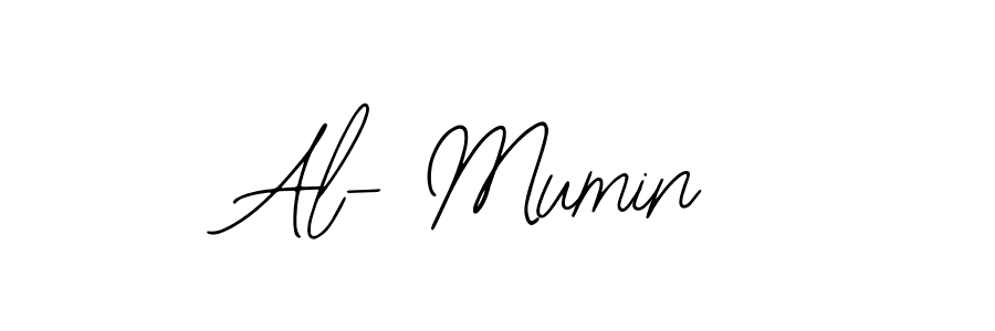 The best way (Bearetta-2O07w) to make a short signature is to pick only two or three words in your name. The name Al- Mumin include a total of six letters. For converting this name. Al- Mumin signature style 12 images and pictures png