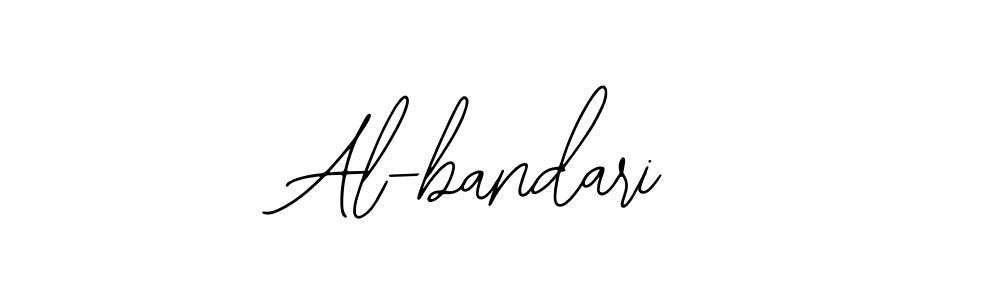 How to make Al-bandari signature? Bearetta-2O07w is a professional autograph style. Create handwritten signature for Al-bandari name. Al-bandari signature style 12 images and pictures png