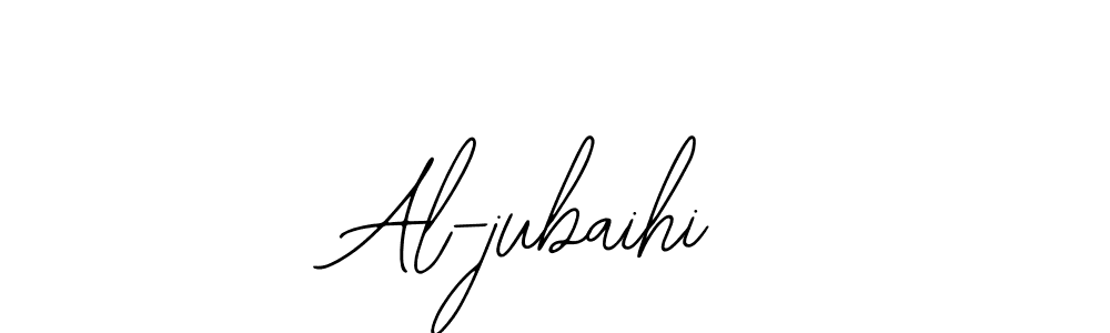 Bearetta-2O07w is a professional signature style that is perfect for those who want to add a touch of class to their signature. It is also a great choice for those who want to make their signature more unique. Get Al-jubaihi name to fancy signature for free. Al-jubaihi signature style 12 images and pictures png