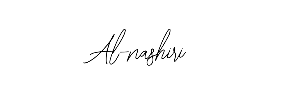 Use a signature maker to create a handwritten signature online. With this signature software, you can design (Bearetta-2O07w) your own signature for name Al-nashiri. Al-nashiri signature style 12 images and pictures png
